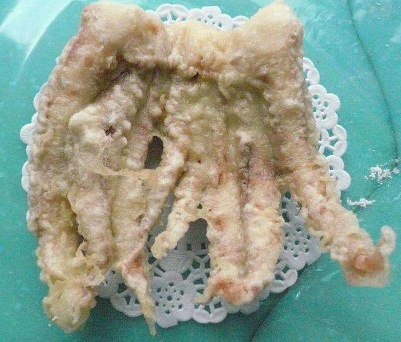 イカ下足天ぷら